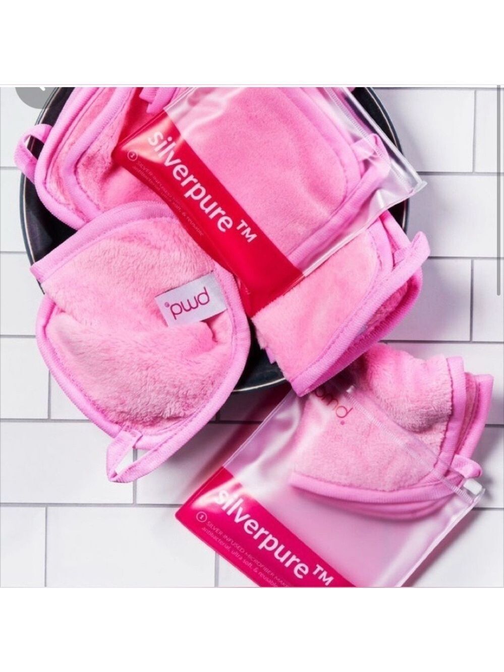 PMD Silverpure Pink Makeup Remover Pads